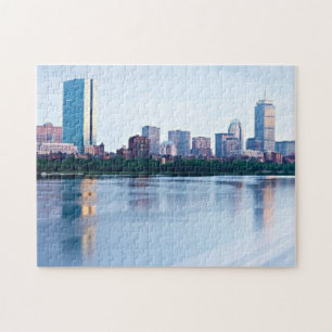 Puzzle Bahía trasera de Boston a través del río Charle