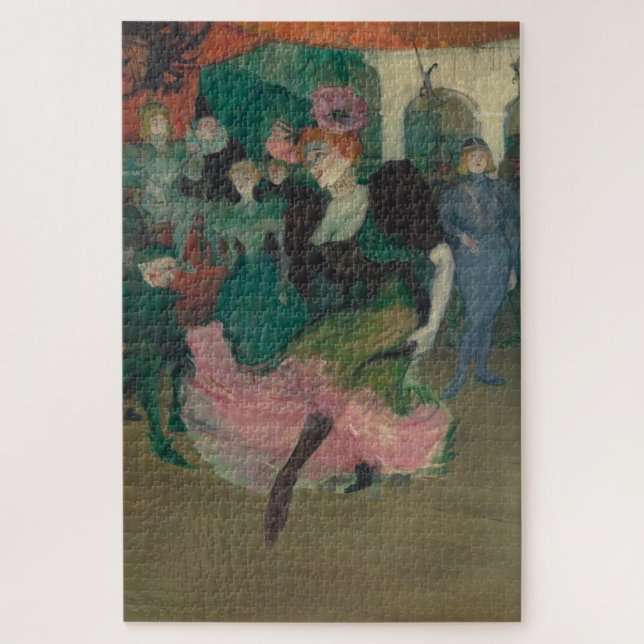 Puzzle Bailando con la pintura Bolero - Toulouse-Lautrec (Vertical)