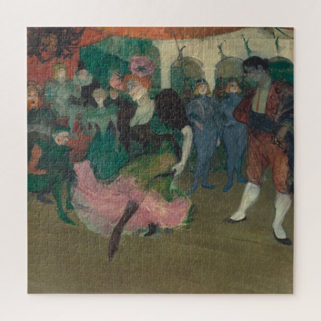 Puzzle Bailando con la pintura Bolero - Toulouse-Lautrec (Vertical)