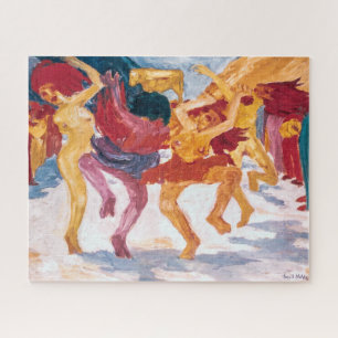 Puzzle Bailar alrededor del becerro de oro Emil Nolde