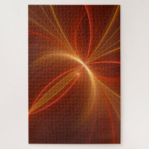 Puzzle Bailar Con El Arte Fractal Moderno Y Claro
