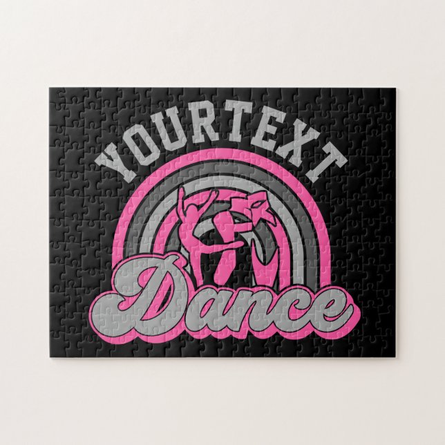 Puzzle Bailarín de ballet ADD TEXT Intérprete de baile cl (Horizontal)