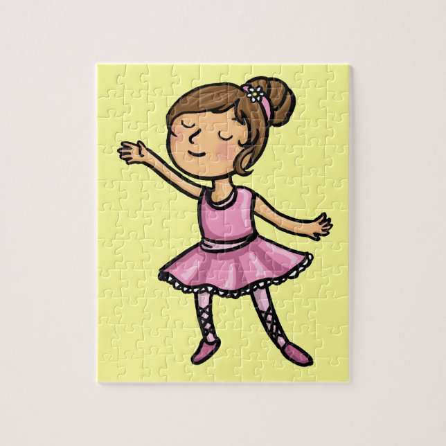 Puzzle Bailarín de ballet del dibujo animado (Vertical)