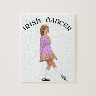 Puzzle Bailarín irlandés de zapato suave en rosa