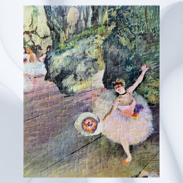 Puzzle Bailarina con un ramo de flores de Edgar Degas