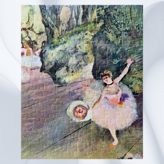 Puzzle Bailarina con un ramo de flores de Edgar Degas (Subido por el creador)