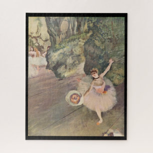Puzzle "Bailarina con un ramo de flores" por Edgar Degas