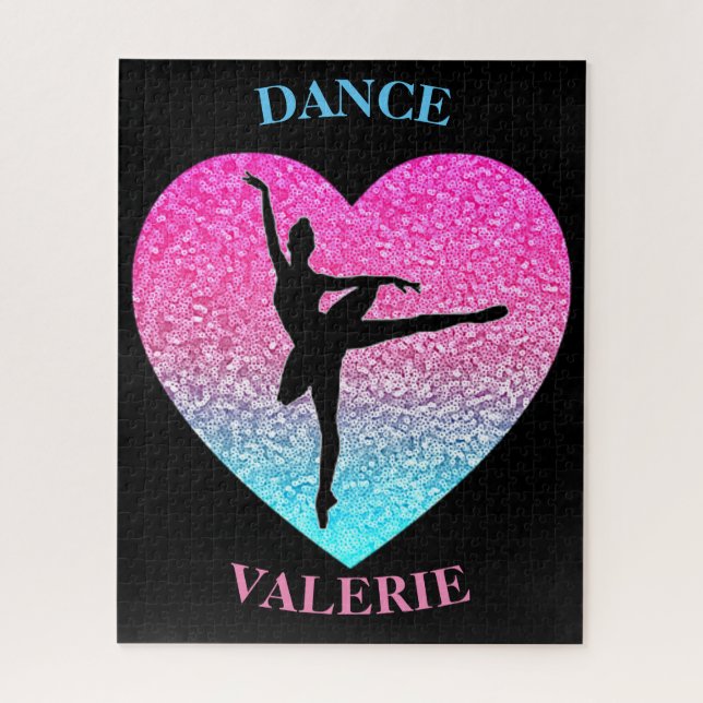 Puzzle Bailarina de Ballerina personalizada (Vertical)