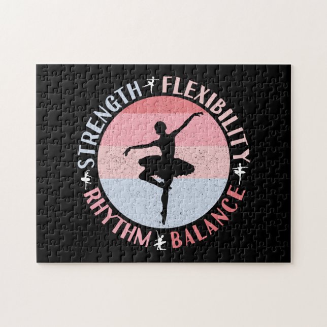 Puzzle Bailarina de ballet Ballerina - Valores de Mindset (Horizontal)