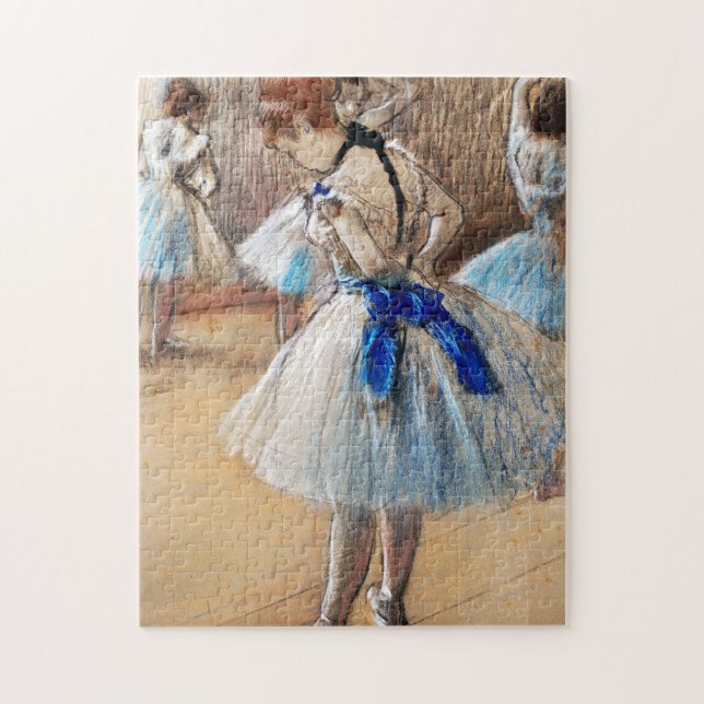Puzzle Bailarina de cinta azul, Edgar Degas (Vertical)