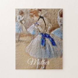 Puzzle Bailarina de Degas con lazo azul
