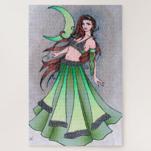 Puzzle bailarina del vientre luna cáncer