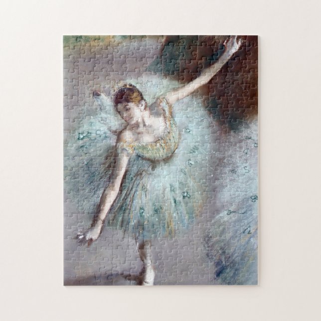 Puzzle Bailarina en verde por Edgar Degas (Vertical)