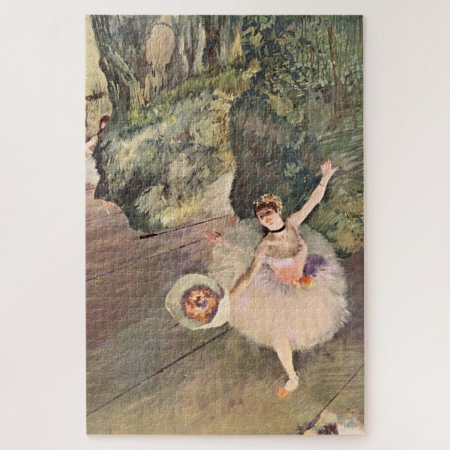 Puzzle Bailarina / Estrella del ballet - Pintura de Degas (Vertical)
