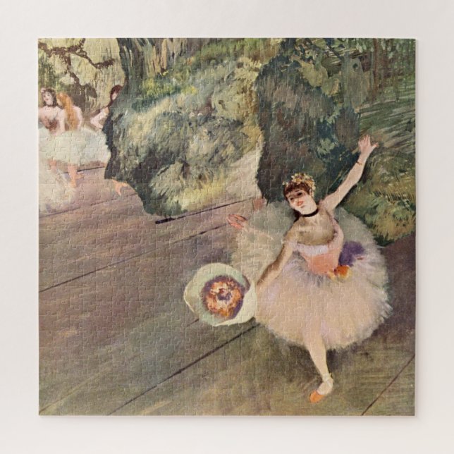Puzzle Bailarina / Estrella del ballet - Pintura de Degas (Vertical)