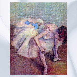 Puzzle Bailarina sentada de Edgar Degas, arte de ballet v