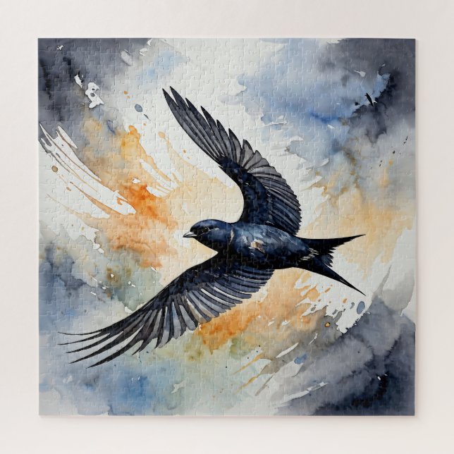 Puzzle Bailarina simbiótica de Sky: Graceful Swift BIrd (Vertical)