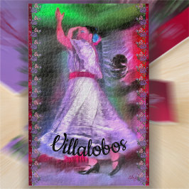 Puzzle Bailarina y Rosas mexicanos 0175
