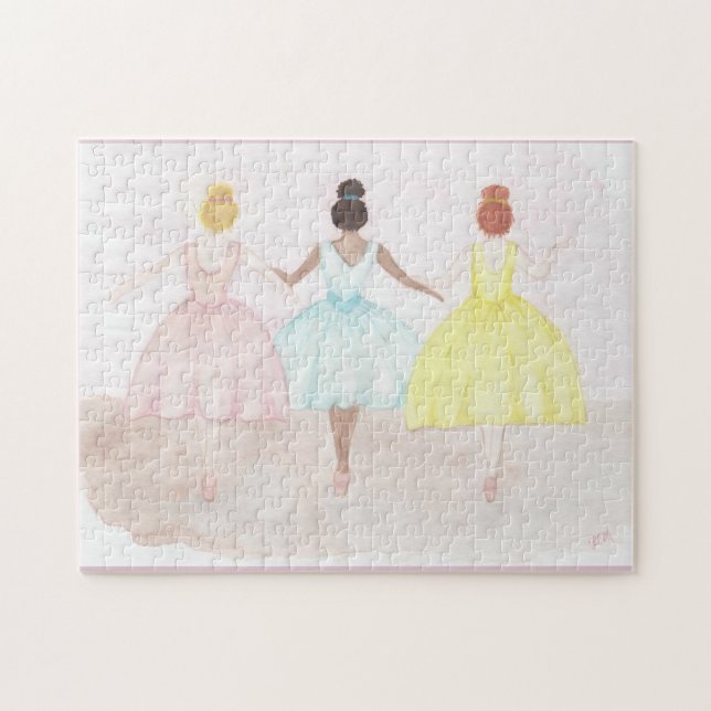 Puzzle Bailarinas de ballet de punta (Horizontal)