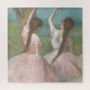 Puzzle Bailarinas en rosa Edgar Degas