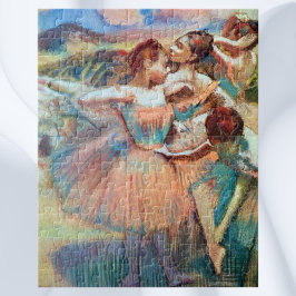 Puzzle Bailarinas en un paisaje de Edgar Degas