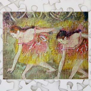 Puzzle Bailarinas inclinándose de Edgar Degas, Arte de ba