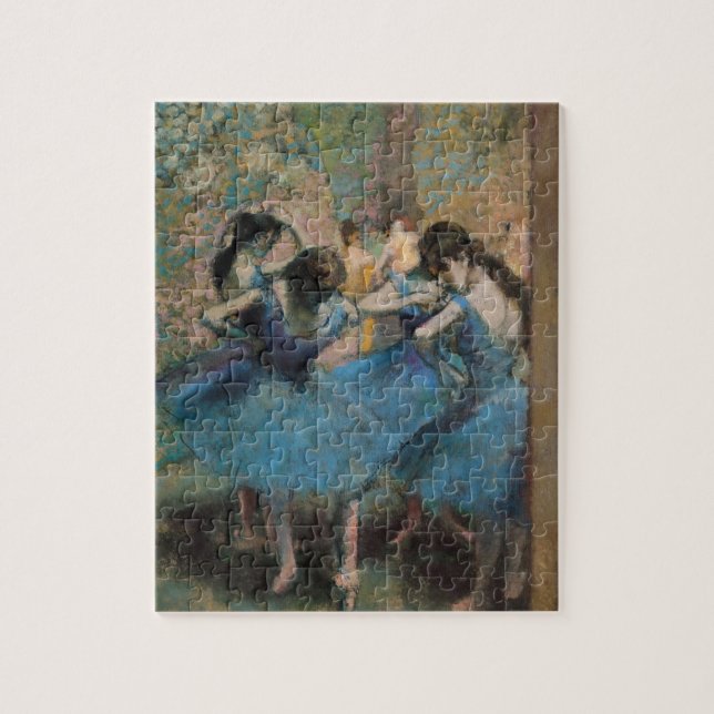 Puzzle Bailarines de Edgar Degas el | en el azul, 1890 (Vertical)