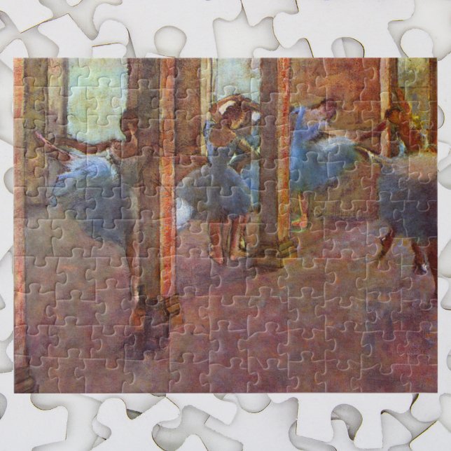 Puzzle Bailarines en el vestíbulo, Edgar Degas, Arte de b (Subido por el creador)