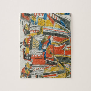 Puzzle Bailarines nativos estadounidenses de "Pow Wow"