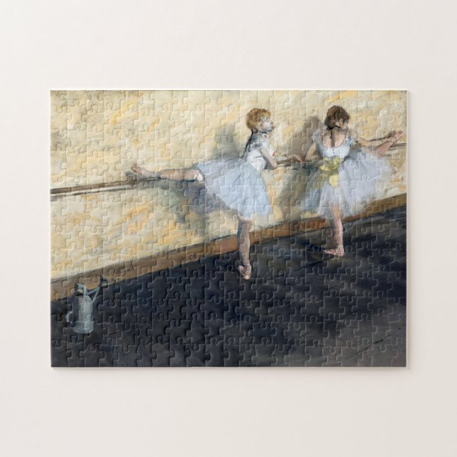 Puzzle Bailarines practicando en el Barre, Edgar Degas (Horizontal)
