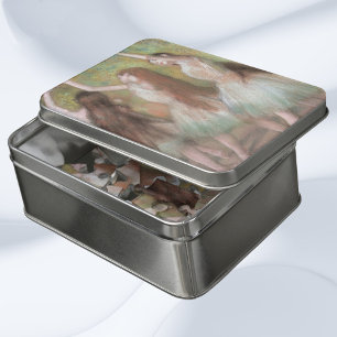 Puzzle Bailarines verdes de Edgar Degas, arte de ballet d