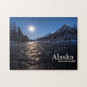 Puzzle Baile Alaska A La Luz De La Luna