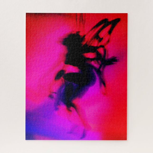 Puzzle Baile de encino en rosa (Vertical)