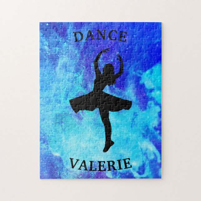 Puzzle Baile de galaxia azul para chicas (Vertical)