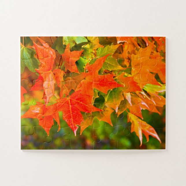 Puzzle Baile de hojas de arce (Horizontal)