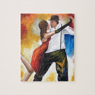 Puzzle ¡Baile en el sueño colorido de los amantes del