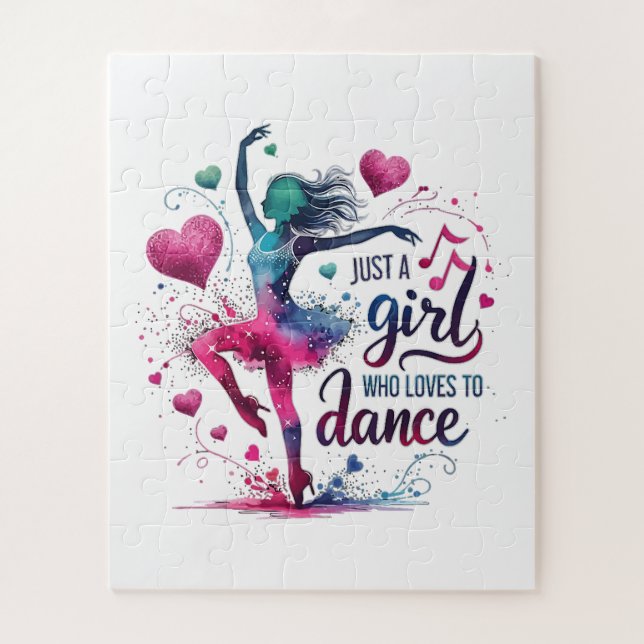 Puzzle Baile Retro Solo Una Chica Que Ama Bailar (Vertical)
