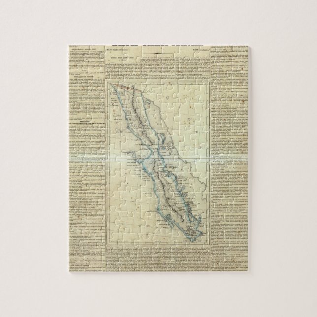 Puzzle Baja California, México (Vertical)