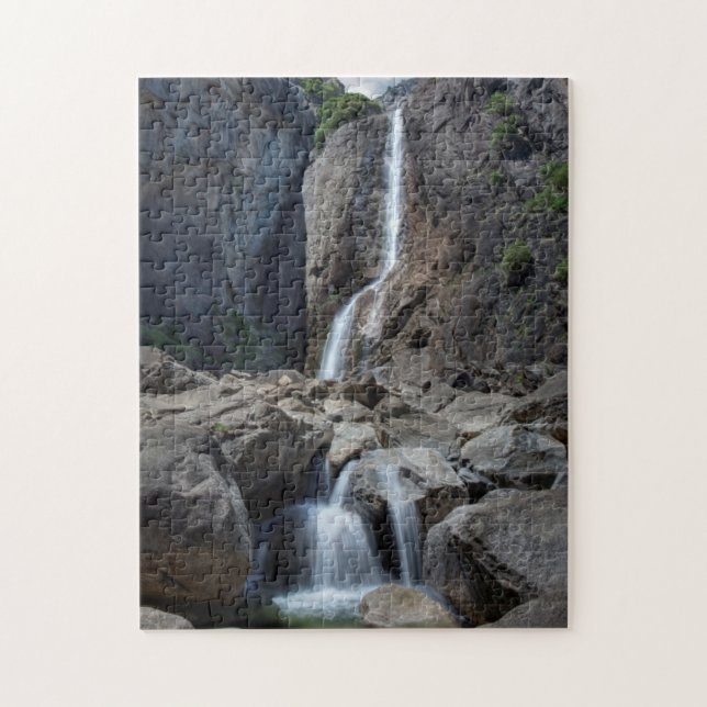 Puzzle Baje las cataratas de Yosemite (Vertical)