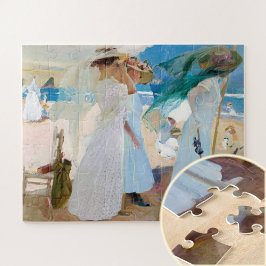 Puzzle Bajo el Awning, Joaquín Sorolla
