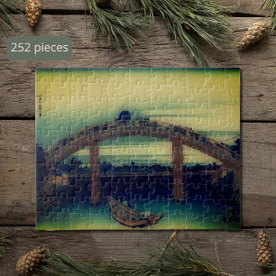 Puzzle Bajo el puente Mannen de Hokusai