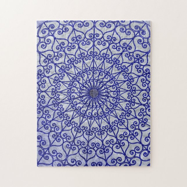 Puzzle Bajo el Rosa de la Cúpula Azul Jardín Duluth MN ro (Vertical)