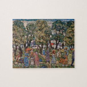 Puzzle Bajo los árboles de Maurice Prendergast, Arte fino