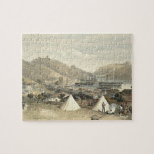 Puzzle Balaklava, mirando hacia el mar, placa del 'Th