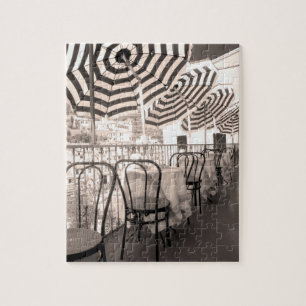 Puzzle Balcón de restaurante pintoresco, Italia