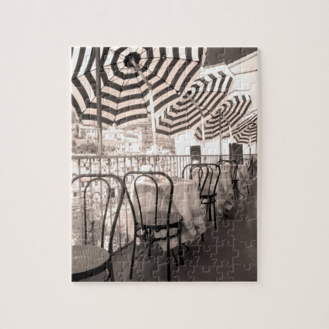 Puzzle Balcón de restaurante pintoresco, Italia (Vertical)