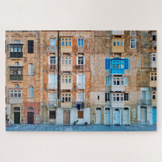 Puzzle Balcones malteses tradicionales Valletta Malta