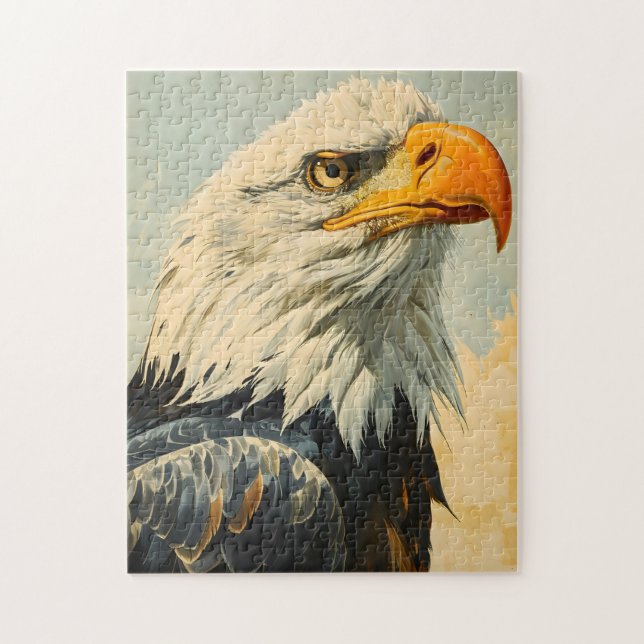 Puzzle Bald Eagle Vintage (Vertical)