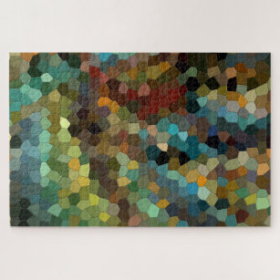 Puzzle Baldosas abstractas de color mosaico extremo