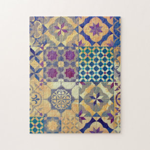 Puzzle Baldosas coloridas tradicionales del Mediterráneo